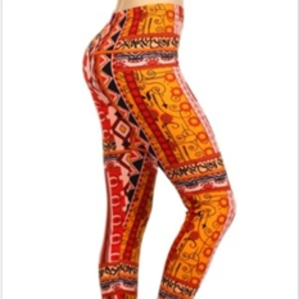 Aztec print legging